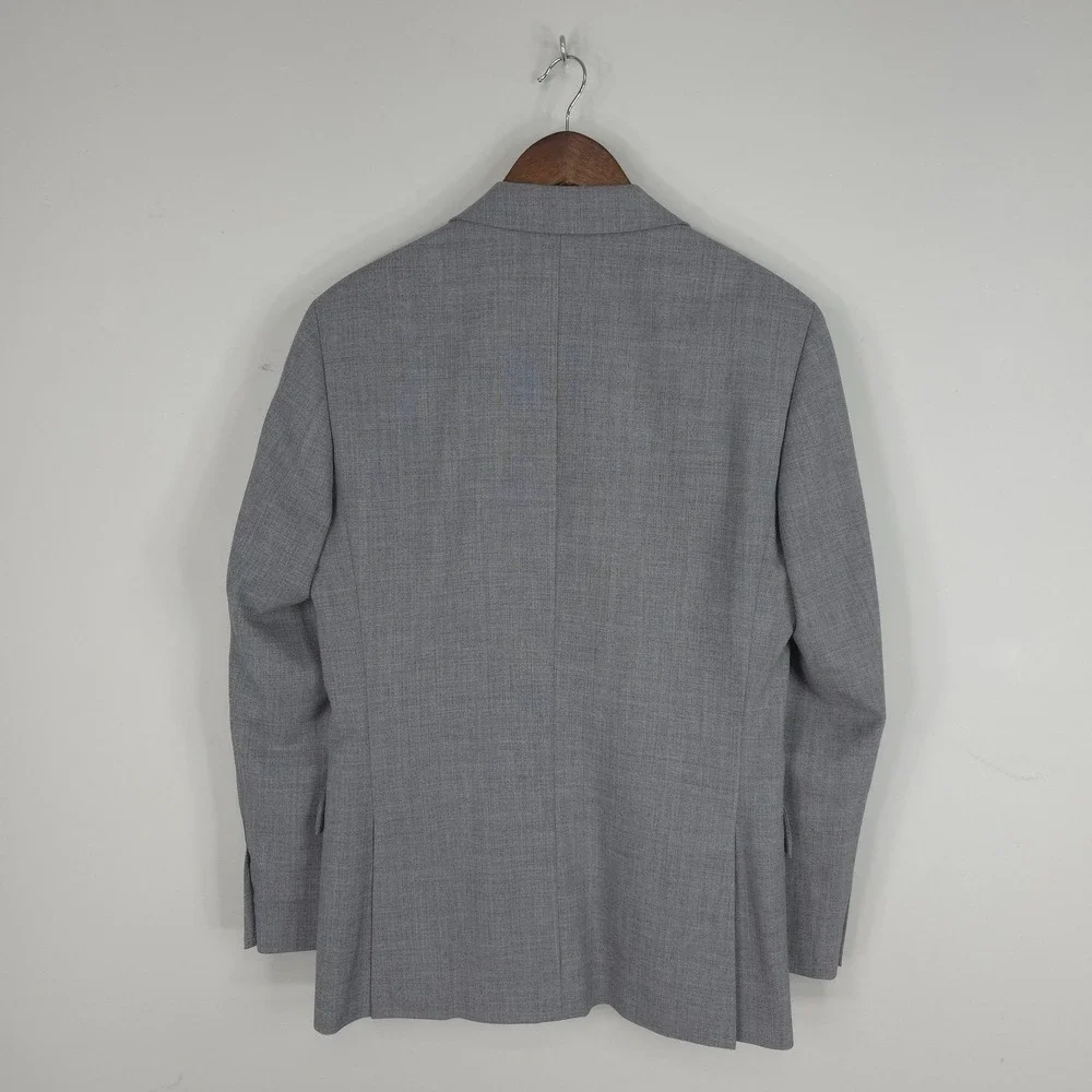 J Crew Blazer Mens 36 Short Gray Wool Thompson Classic Fit Suit Jacket Preppy